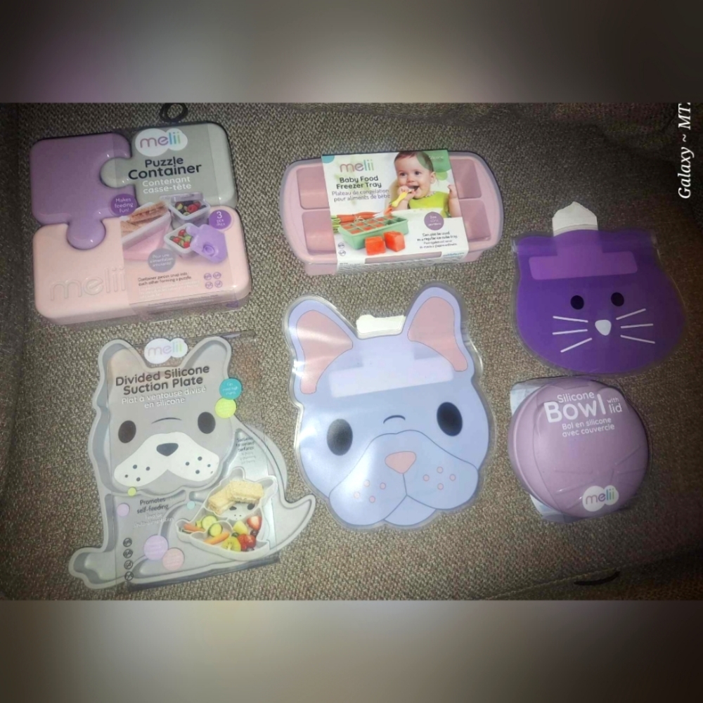 💲8pc Melii Girl Set Cat & Bulldog